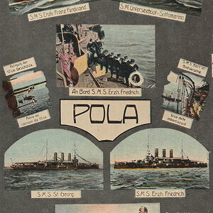 K.u.K. Kriegsschiffe in Pula