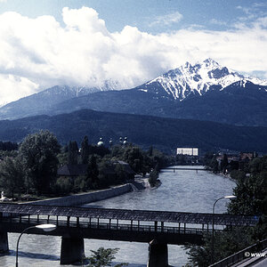 Innsbruck Blickrichtung Nockspitze 1991