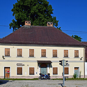Gmunden, alter Bahnhof Engelhof