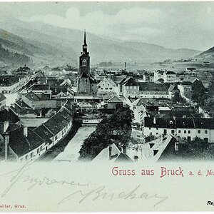 Bruck an der Mur, Mondscheinkarte 1899