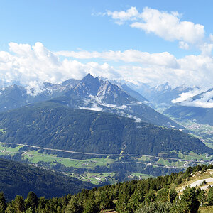 Blick ins Wipptal und Stubaital vom Patscherkofel