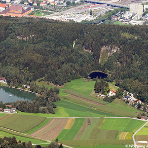 Lansersee und Lanser Moor vom Patscherkofel