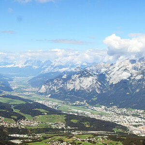 Blick vom Patscherkofel in das Oberinntal