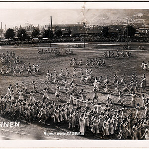 Taenzerinnen Turnfest Innsbruck 1930