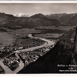 Hallein vom Barmstein