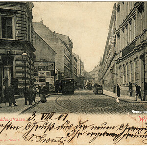Wien, Josefstädter Straße um 1900