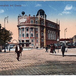 Wien Aspernplatz mit Urania um 1910