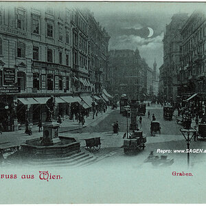 Wien Graben Mondscheinkarte