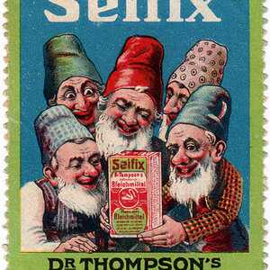 Reklamemarke Seifix, Dr. Thompson's selbsttätiges Bleichmittel