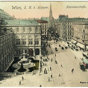 Wien Staatsoper Kärntner Straße 1910