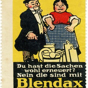 Reklamemarke Blendax