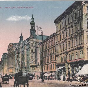 Wien Mariahilfer Straße um 1914