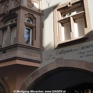 Meran Wirtshausausleger Gasthaus zum Löwen