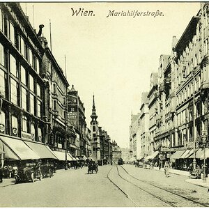 Wien Mariahilfer Straße 1917