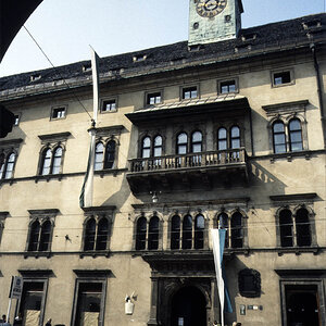 Graz, Landhaus, Blick von der Herrengasse, 1983