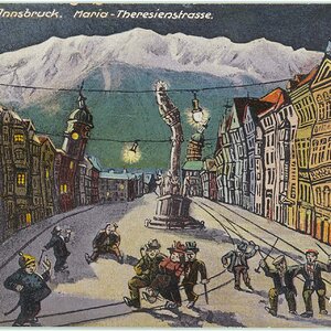 Innsbruck Breinösl Scherzkarte 1925