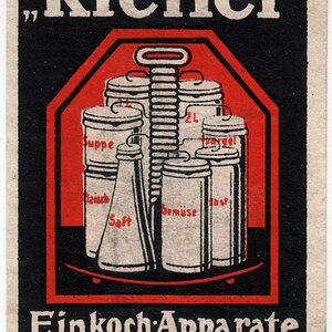 Reklamemarke Kieffer Einkoch-Apparate