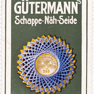 Reklamemarke Gütermann's Schappe-Näh-Seide