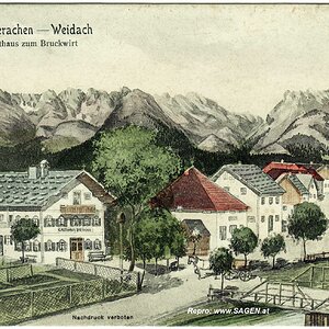 Kössen, Niederachen - Weidach, Gasthaus zum Bruckwirt