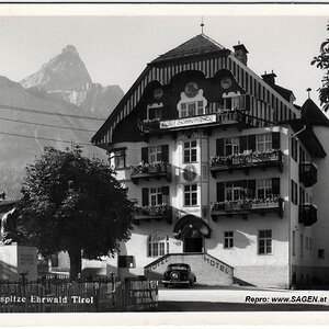 Hotel Sonnenspitze Ehrwald 1958