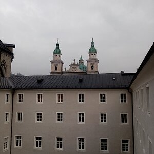 Blick zum Dom Salzburg
