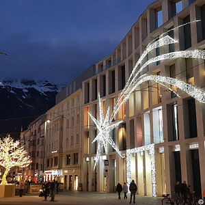Innsbruck, Maria-Theresien-Straße im Advent