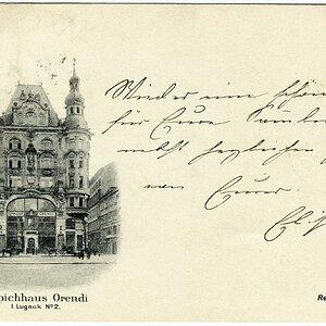 Wien, Teppichhaus Orendi Lugeck um 1898
