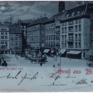 Wien Neuer Markt im Jahr 1890