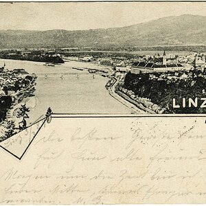 Linz Ansichtskarte 1896