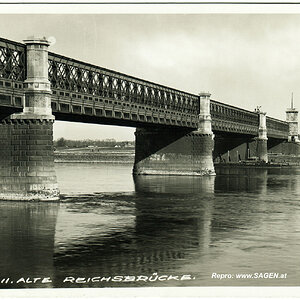 Wien, alte Reichsbrücke vor 1937