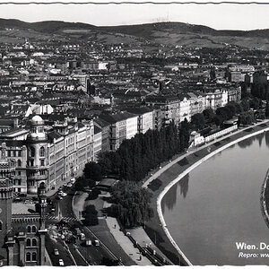 Wien, Donaukanal um 1960