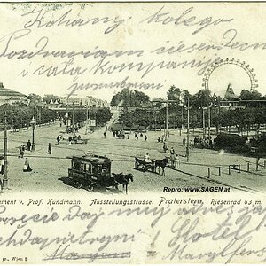 Wien Praterstern um 1904