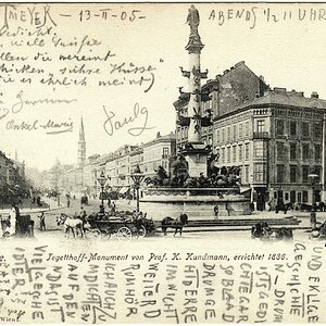 Wien Praterstraße um 1900