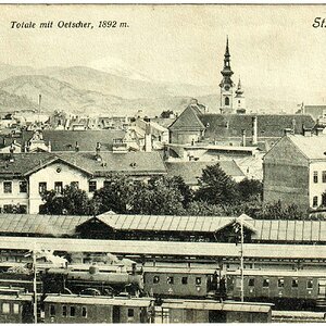 St. Pölten, Totale mit Ötscher im Jahr 1922