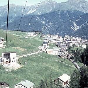 Komperdellbahn Serfaus im Jahr 1967