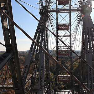 Blick über den wiener Prater