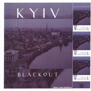 Ukraine Kyiv Blackout Briefmarke