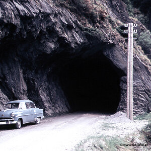 Tunnel im Tauerntal im Jahr 1960