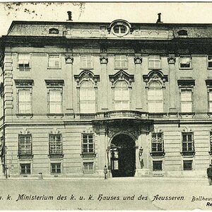 Wien Ballhausplatz 2 im Jahr 1910