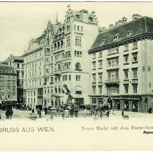 Wien, Neuer Markt mit dem Donnerbrunnen