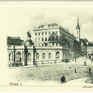 Wien, Albrechts-Platz (Albertinaplatz)