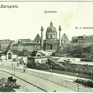 Wien Karlsplatz um 1900
