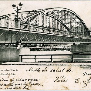 Graz Ferdinandsbrücke um 1899