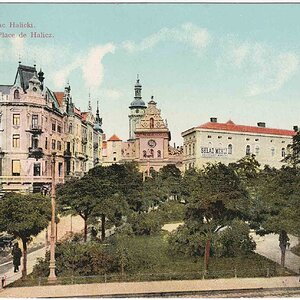 Lemberg Lwiw, Halicki-Platz im Jahr 1910