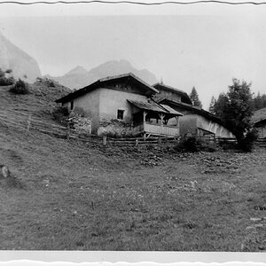 Herzebenalm Pinnistal im Jahr 1954