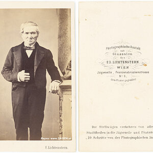 Photographische Anstalt mit Glassalon Ed. Lichtenstern, Wien um 1863