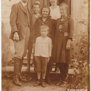 Familienporträt Arztfamilie Oberösterreich 1924