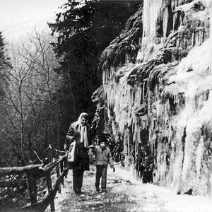 Innsbruck Sillschlucht, Viller Bach Silvester 1973