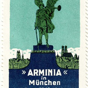 Reklamemarke Arminia Versicherung München