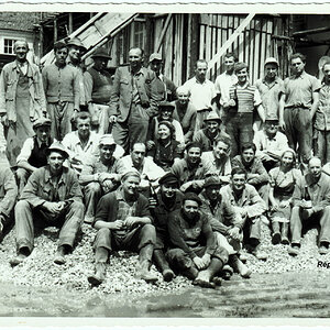 Arbeitergruppe, Foto Bichler Steyr
